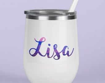Personalized Holographic Vinyl Decal: Custom Name Sticker