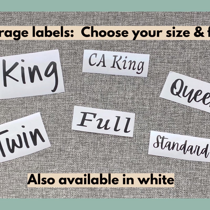 Bed Sheet Tags - Etsy