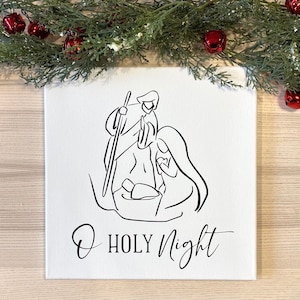 Nativity | O holy night | Christmas sign | Christmas decorations | Christian sign | Christmas