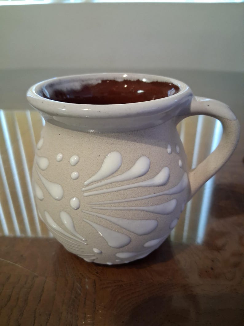 Tazas mexicanas, cantaritos white/off white