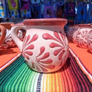 Mexican cups, cantaritos pink