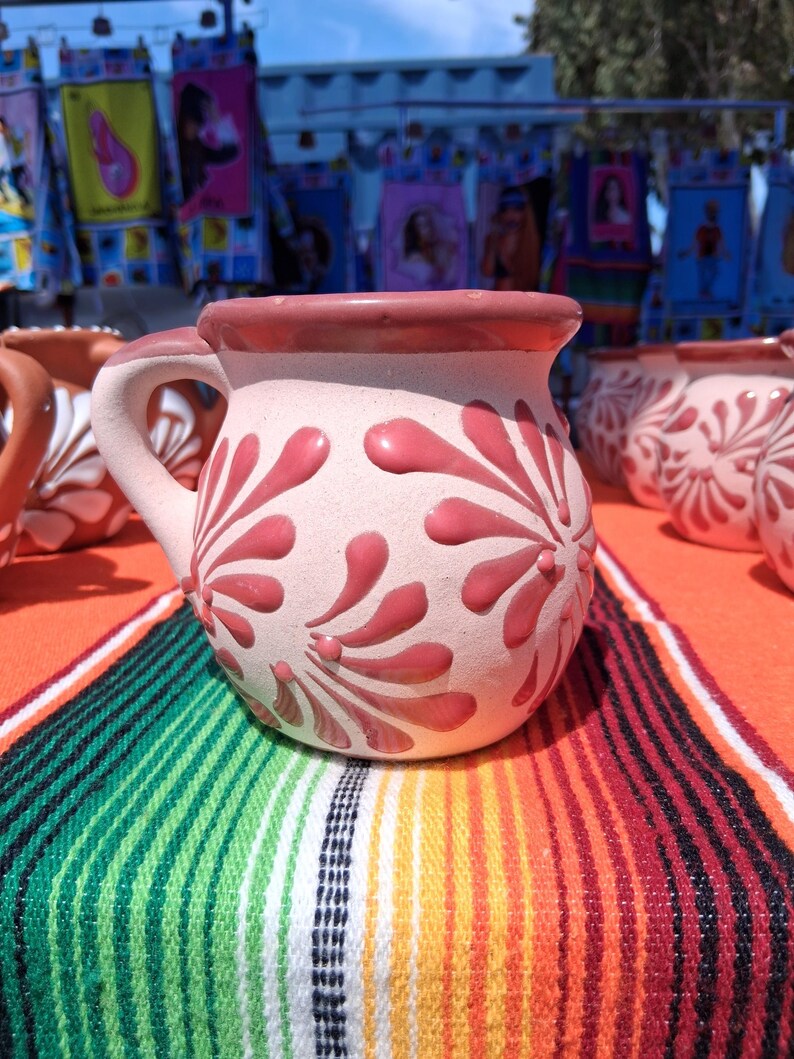 Mexican cups, cantaritos pink