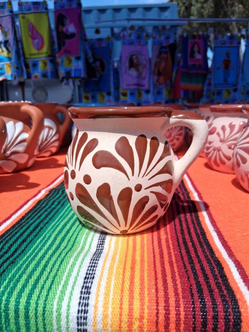 Mexican cups, cantaritos brown