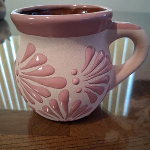 Tazas mexicanas, cantaritos pink