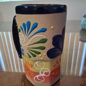 Tazas mexicanas, cantaritos 22oz mug navy