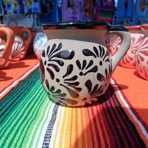 Mexican cups, cantaritos grey