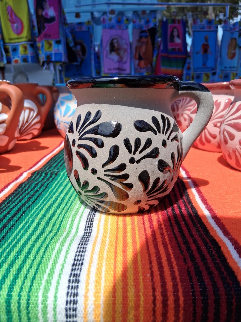 Mexican cups, cantaritos grey