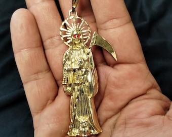 Santa Muerte Gold plated Rosaries
