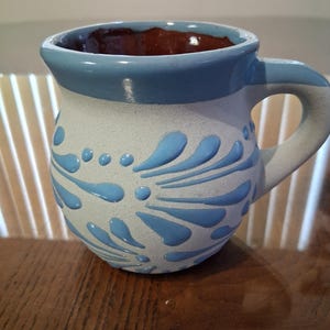 Tazas mexicanas, cantaritos Azul