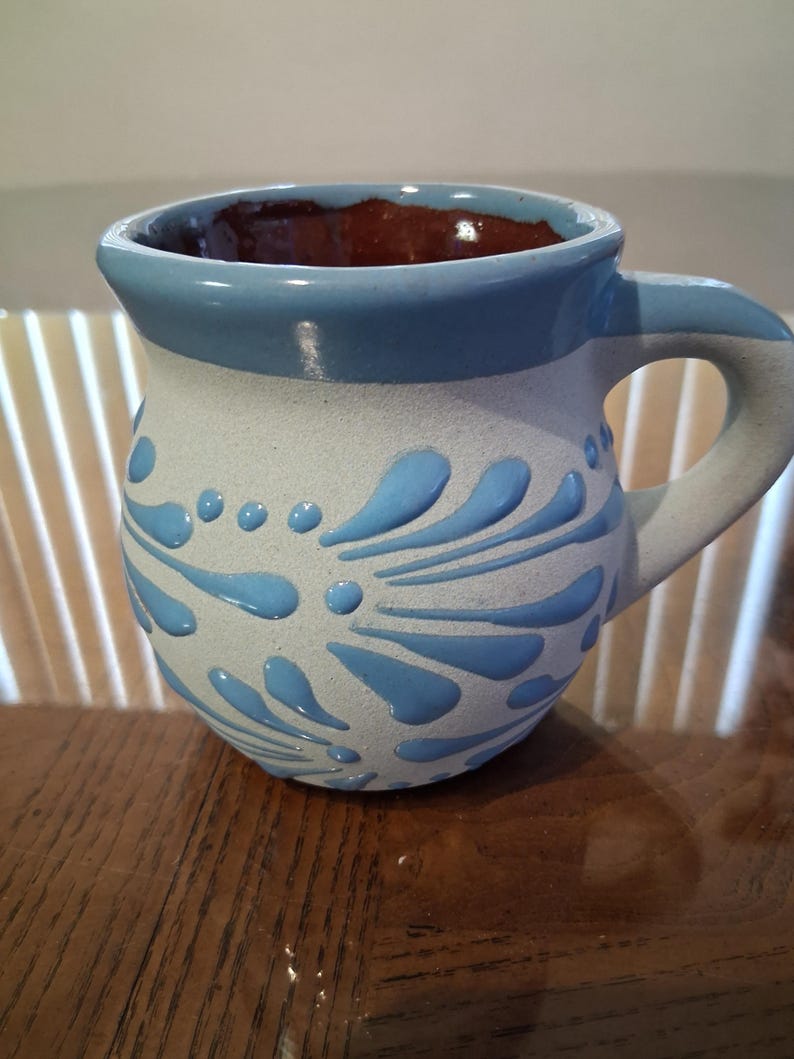 Tazas mexicanas, cantaritos Azul