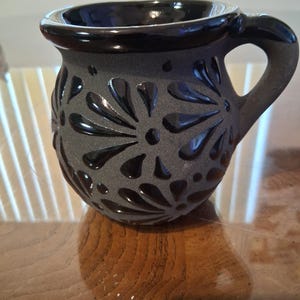 Tazas mexicanas, cantaritos black