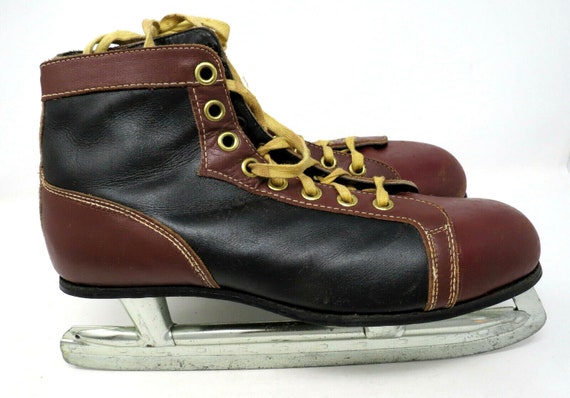 brown ice skates