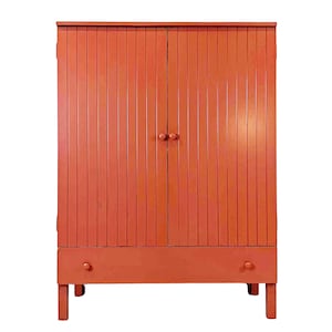 The Beatrix Cottage Media Cabinet – Handmade Solid Wood Storage | Farmhouse TV Armoire