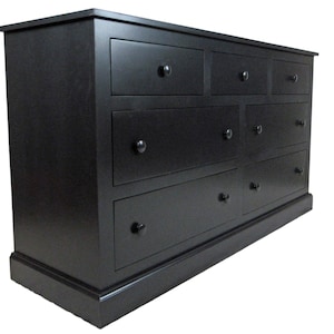 William Seven Drawer Bedroom Dresser | Bedroom Storage | Farmhouse Bedroom Furniture | Chest | Dresser | Handmade