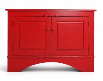 Solid Wood Farmhouse TV Console | Handmade Media Cabinet | Rustic Entertainment Center | Custom TV Stand