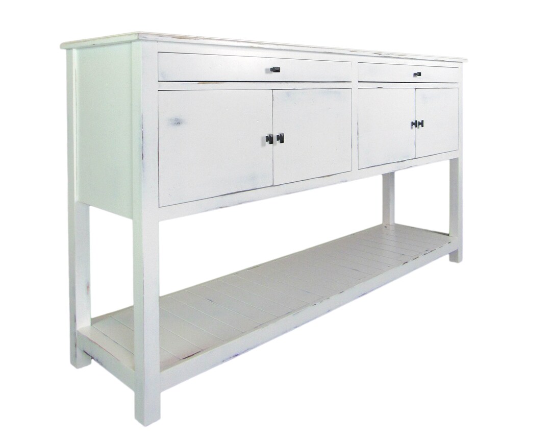 Jacob Sofa Console Cottage Style Console Table Buffet With Shelf Modern