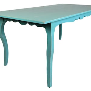 Olivia French Cottage Dining Table | Handmade Farmhouse Table | Custom Pine or Maple Finish