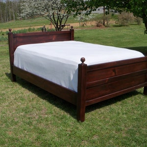 English Country Farmhouse Bed | Queen Farmhouse Bed | Farmhouse Style | Wood Panel Bed | Queen Bed Frame | King Size Bed | California King