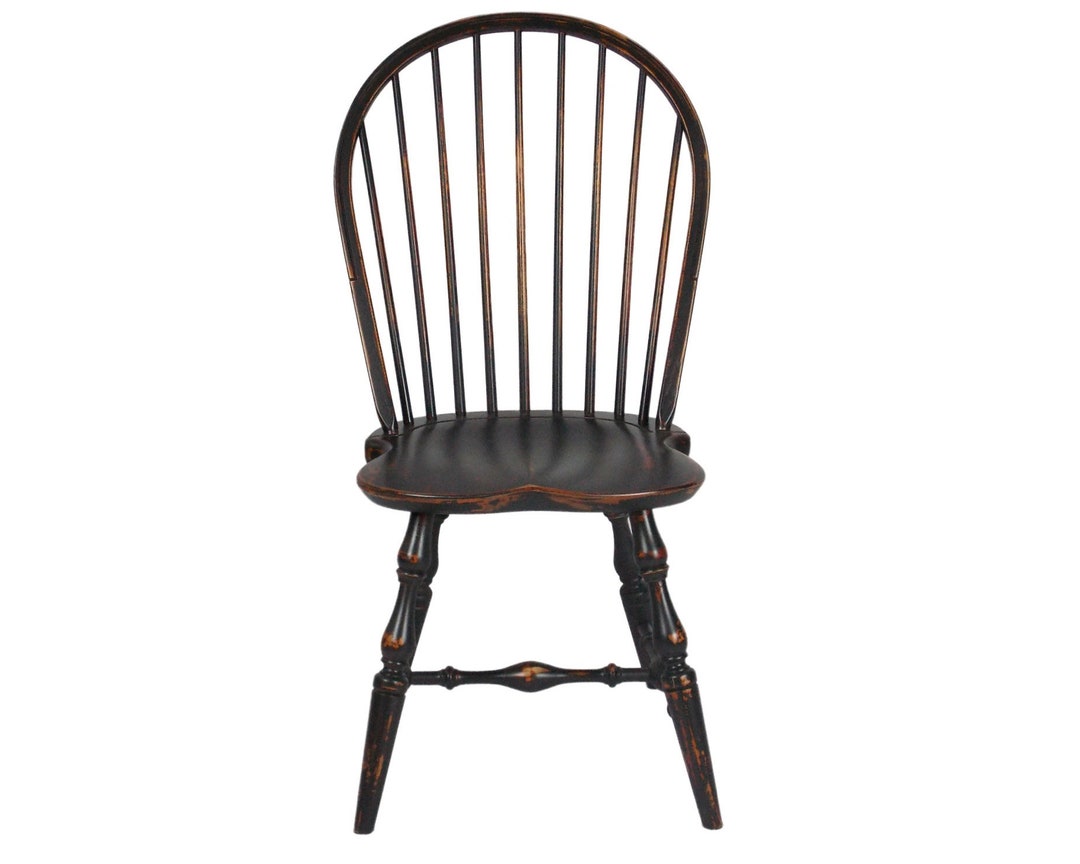 Classic Farmhouse Dining Chair Set of 4 Windsor Chairs Country