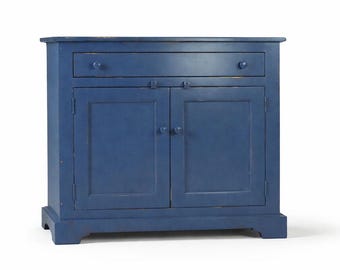 Farmhouse Buffet Cabinet | Handmade Sideboard | Optional Hutch Top | Solid Wood Dining Room Server
