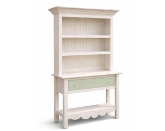 Cottage Hutch Console Table | Farmhouse Kitchen Shelf | Entryway Storage Cabinet | Handmade