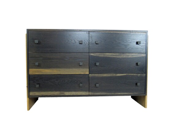 Six Drawer Dresser Oak Contemporary Dresser Wood Dresser Modern