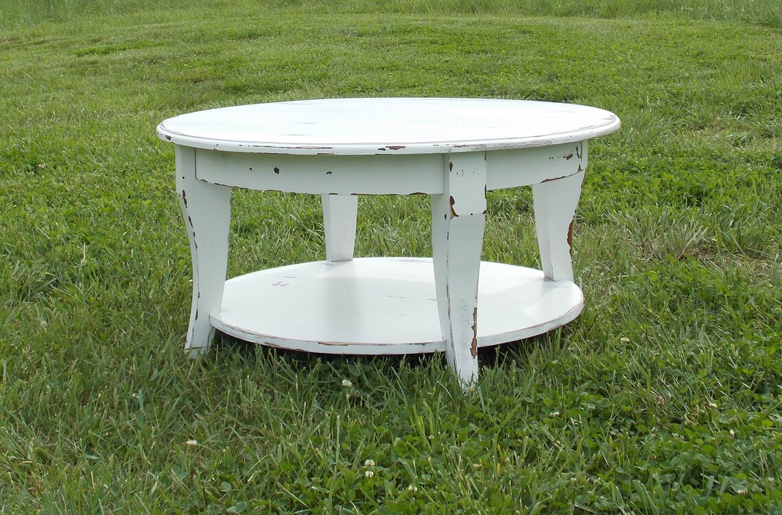 Parker Round Cottage Coffee Table Cottage Coffee Table White Coffee