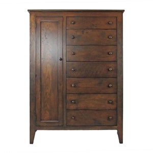 Shaker Gentleman's Chest | Wardrobe | Chest of Drawers | Bedroom Storage | Handmade | Armoire | Sweater Cabinet