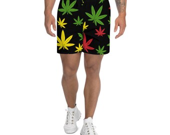 Sports shorts Designer Swimsuit Marijuana Leaf Print Hemp gym shorts Plant daddy Custom Designer swimwear Cannabis Men/'s Swim trunks