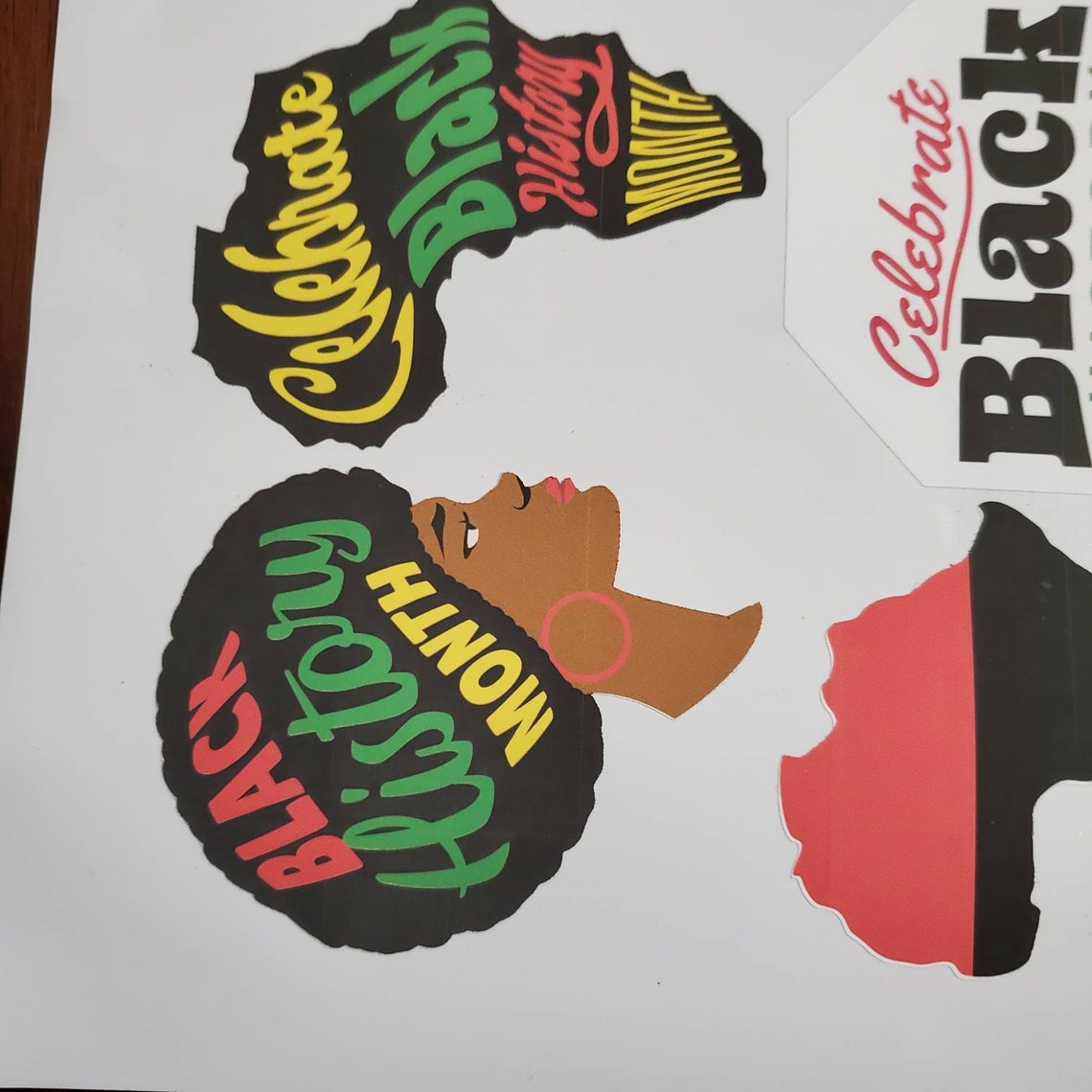 Black History Month Sticker Decals Africa African American Etsy.de