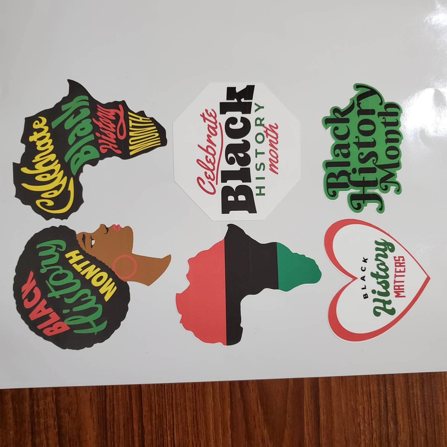 Black History Month Sticker Decals Africa African American Etsy.de