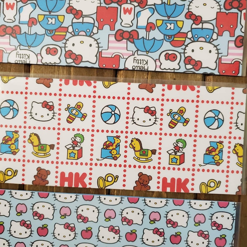 hello kitty cricut paper laminated cash money envelopes etsy