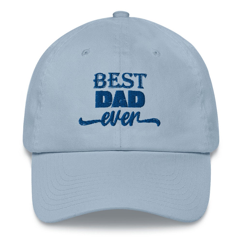 Best Dad Ever Hats Fathers Cap Caps Dad Hat Etsy