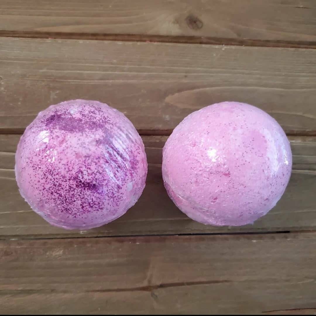 Bath Bomb XL Bombs 5 oz Princess Bombs Pink Glitter Etsy