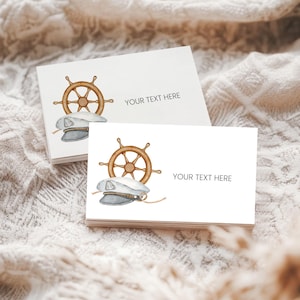 Birthday Tent Cards, Printable Place Cards, Food Labels | Nautical, Sailing into ONE, Sailboat, Marine Boy 1st Birthday Party Decoration NU2
