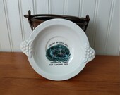 Vintage Great Smoky Mountains Souvenir Trinket Dish Clingmans Dome Observation Tower Tennessee, North Carolina, Blue Ridge Memorabilia