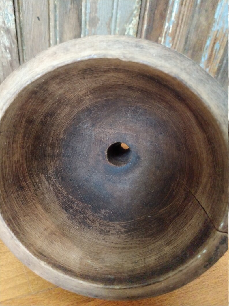 Antique Treenware Wooden Cider Funnel / Primitive Hand Carved Etsy