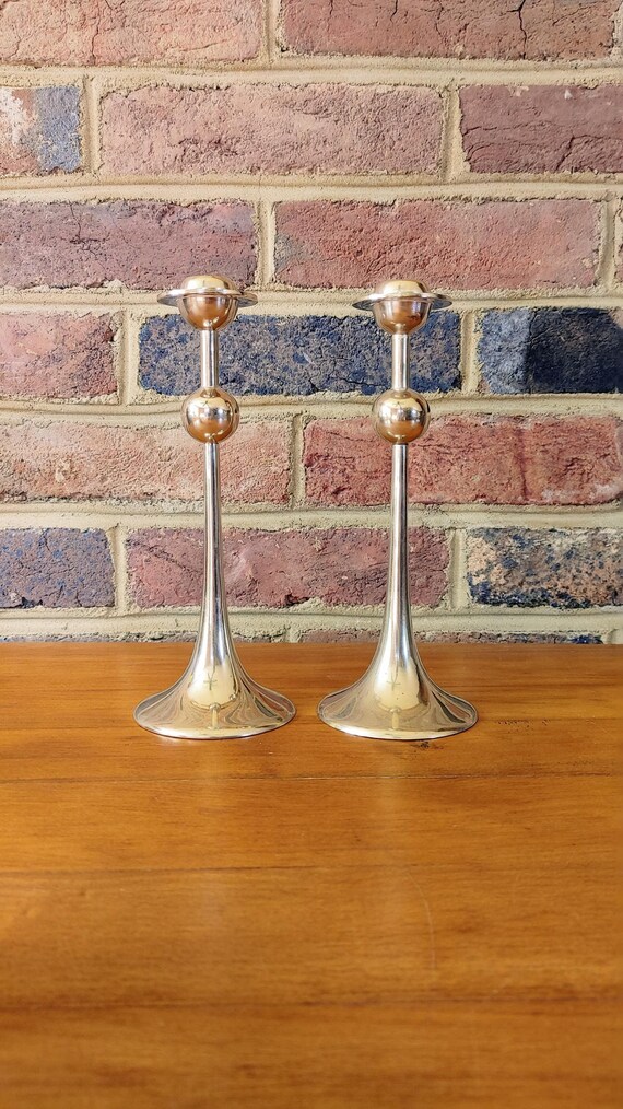 Swedish Modern Gense Saturnus Candleholders by Kjell Engman Swedish Modern Gense Saturnus Candleholders by Kjell Engman