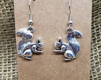 squirrel earrings