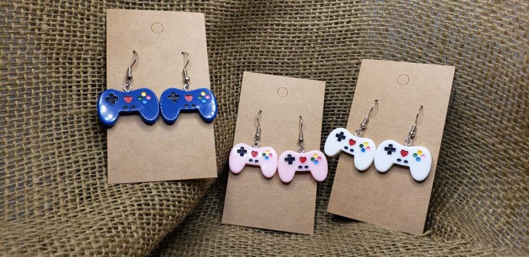 In Control - Game Controller Earrings - Etsy