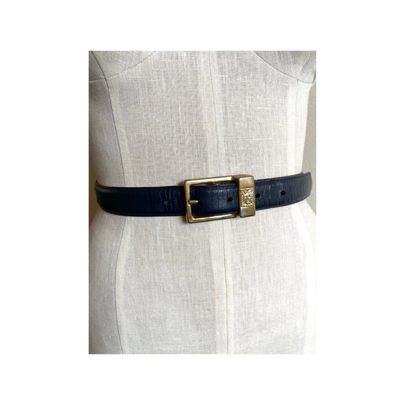 Vintage Anne Klein for Oroton Navy 