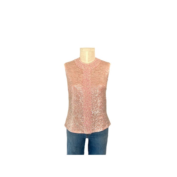 50's - 60's Fully Sequined & BEADED Vintage Blous… - image 1