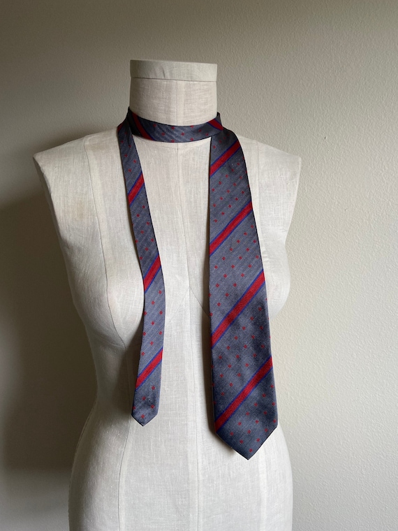 Vintage1980s Seidenfalter Pura Seta silk tie