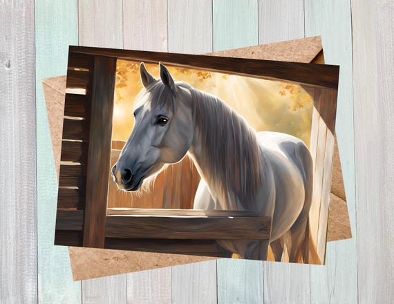Horse Notecards with Envelopes, Horse Stationery, Just Because Cards, Thank You Cards, All Occasion Cards, Equine Cards, Horse Lover Gift