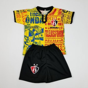 Club Atlas Kids Uniform, Kids Outfit, Soccer Outfit, Zorros Atlas Jersey and Shorts, Atlas Home 20/21 Jersey