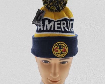 Club America Soccer Hat, Gorro De Las Aguilas Del America Mexican Soccer Team Beanie