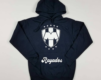 Monterrey Pullover Rayados De Monterrey Sudadera Navy Color - Etsy