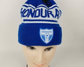 Honduras National Soccer Team, Pom Beanie,Soccer Team Selección Hondureña Pom Gorro