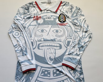 ABA Sport Mexico Jersey Authentic 1998 World Cup Soccer Polyester