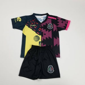 Club America Mexico  Kids Jersey, Soccer Uniform, Soccer Outfit, Jersey and Shorts